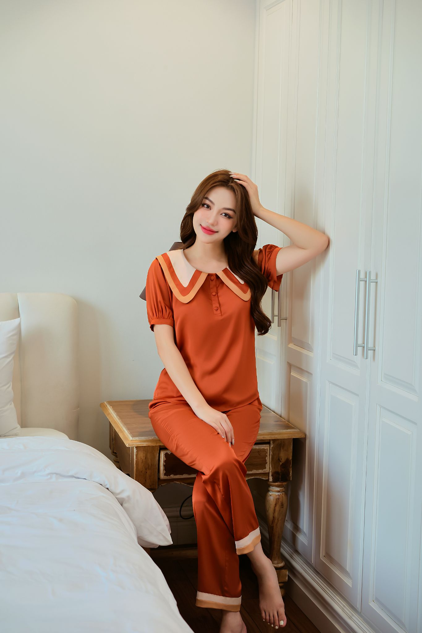 Bộ ngủ áo cộc tay, quần dài BN389_thumbnail_5