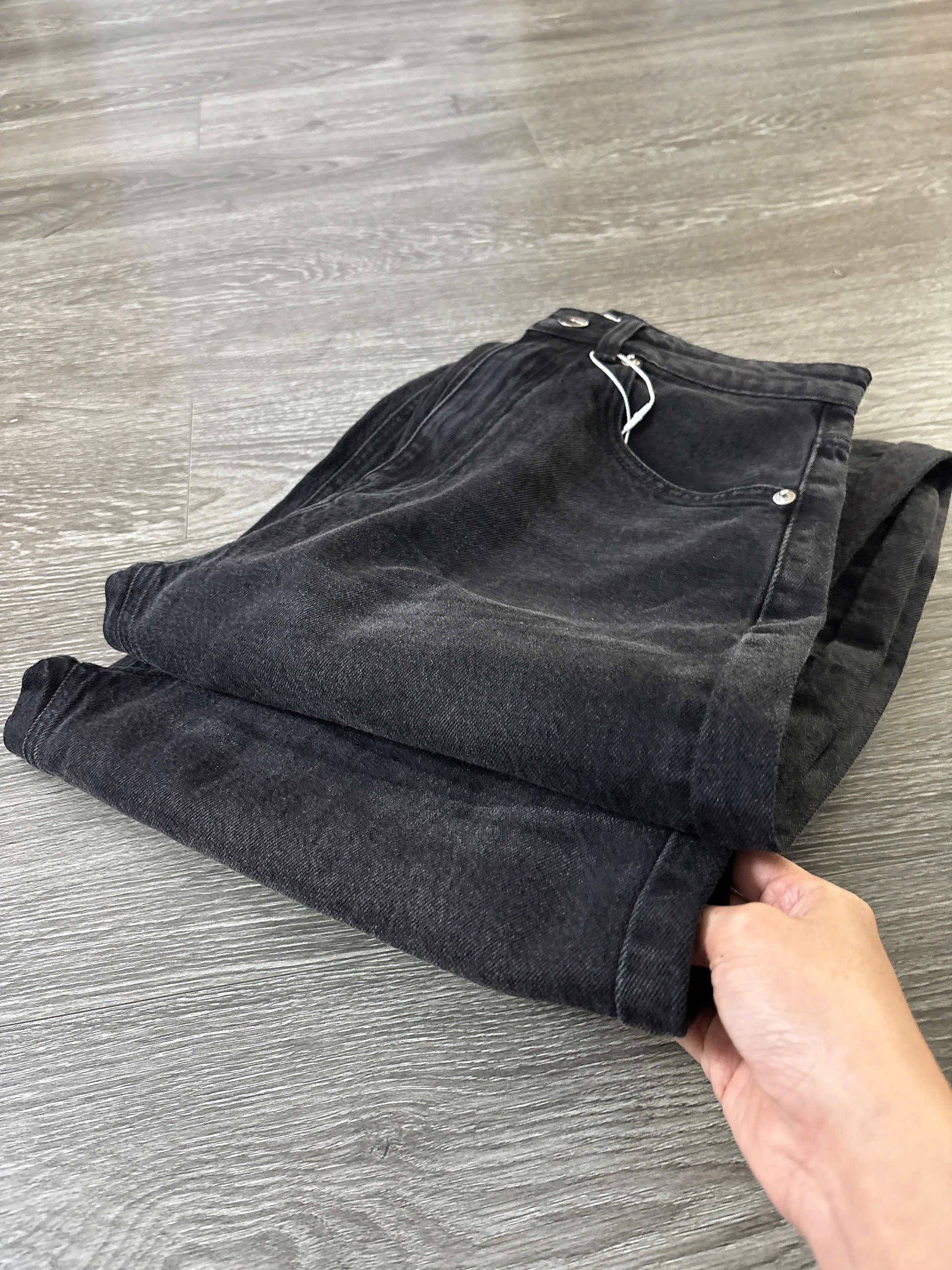 Q353 QUẦN JEAN ỐNG CONG ĐEN_thumbnail_2