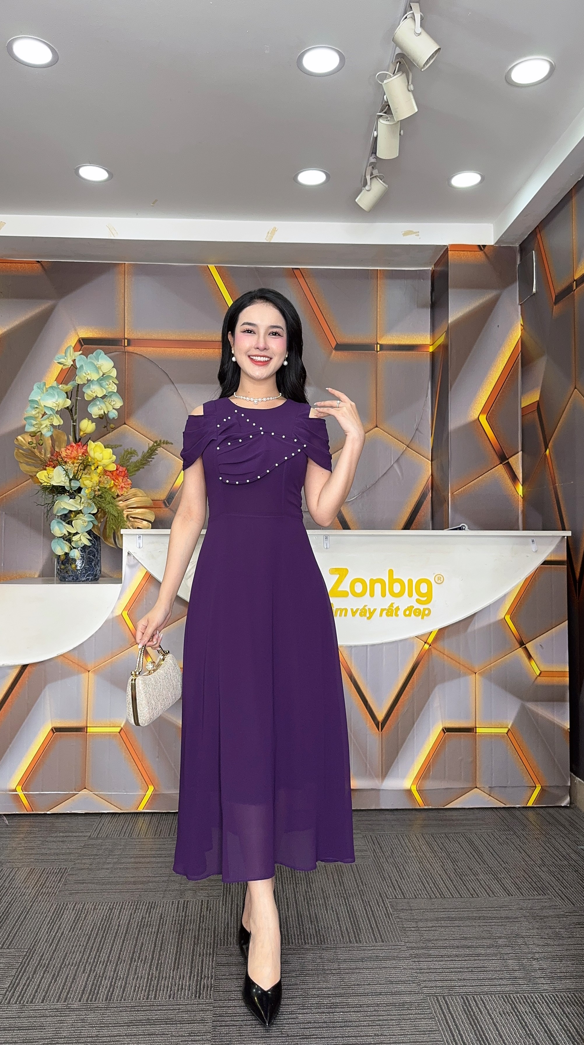 Đầm xòe - Y1895 - Thương hiệu Zonbig_thumbnail_5