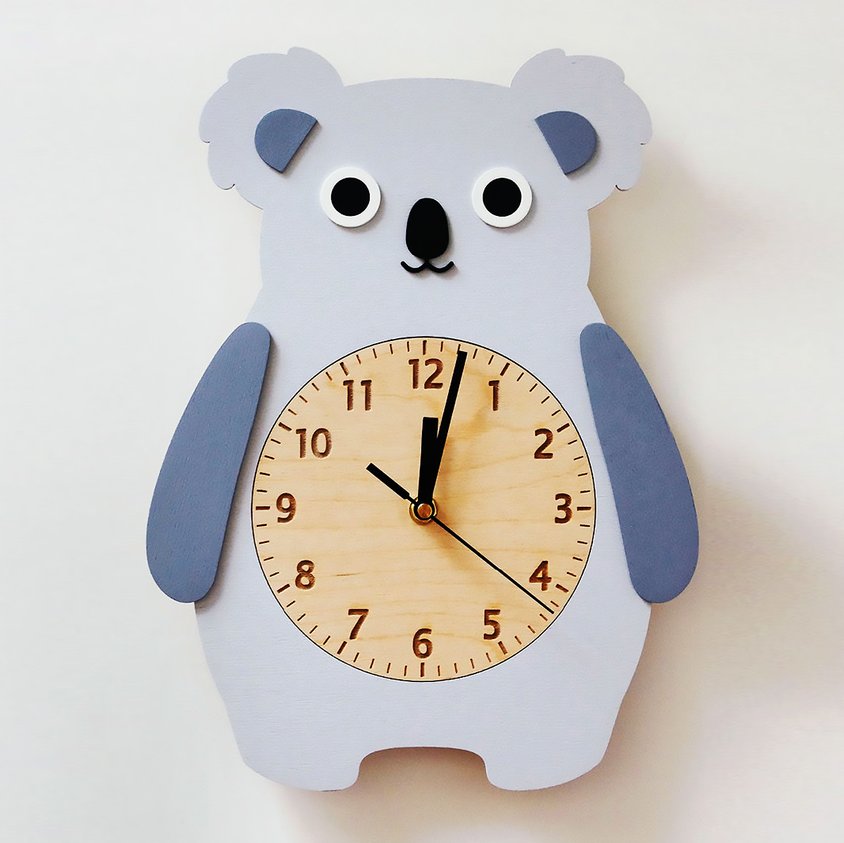 Đồng Hồ Gỗ Hình Thú Cưng - Treo Tường & Để Bàn, Decor & Quà Tặng Cute_thumbnail_4