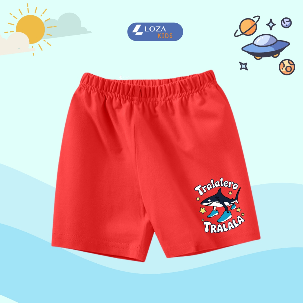 Quần đùi bé trai Brainrot Tung tung tung sahur, Tralalelo Tralala hè 2025 - Quần đùi bé nam 15-40kg - Loza Kids QU001_thumbnail_6