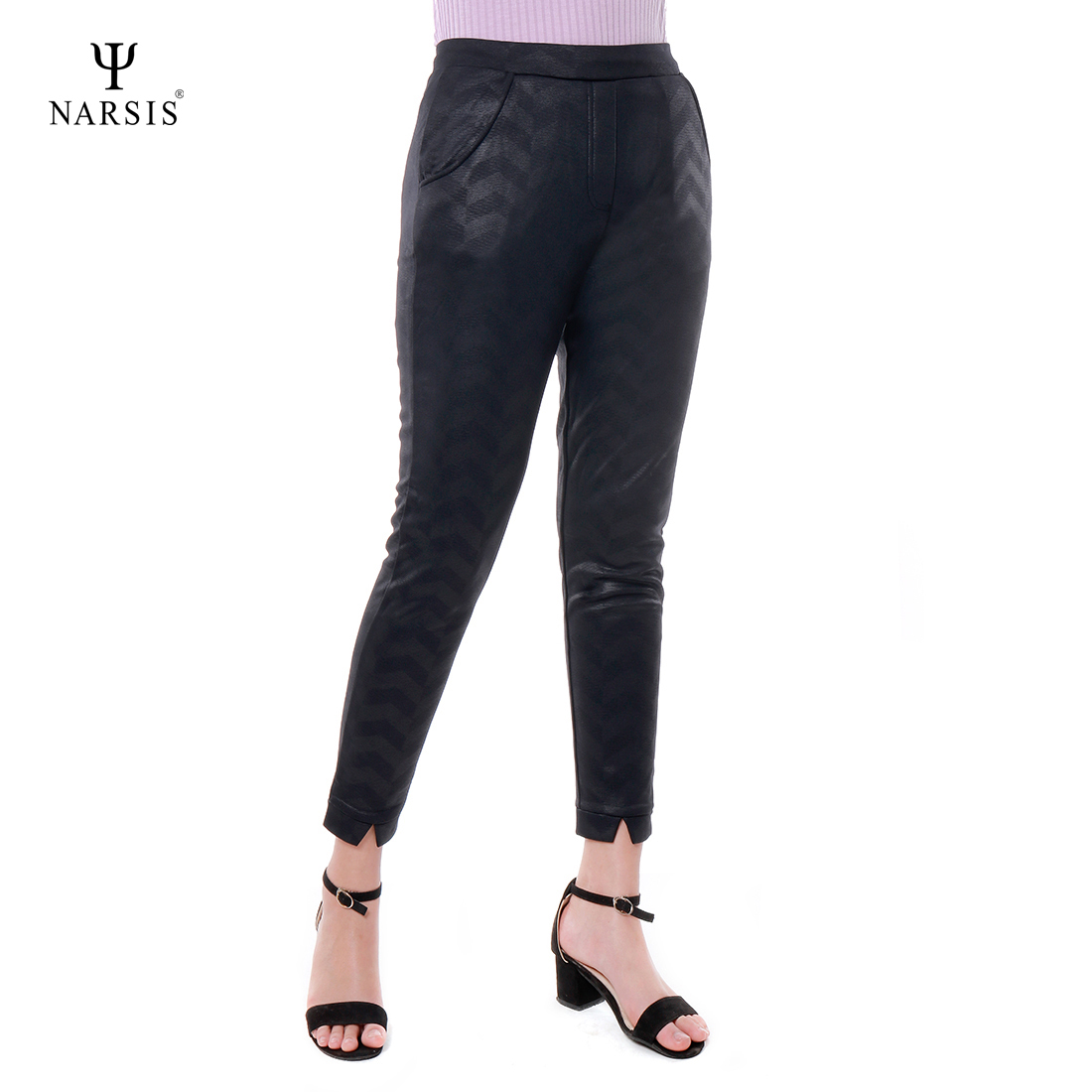 QUẦN DÀI NỮ P6057 NARSIS VẢI NỈ ẤM ÁP, MỀM MẠI, THÍCH HỢP MÙA ĐÔNG, GIỮ NHIỆT TỐT_thumbnail_1