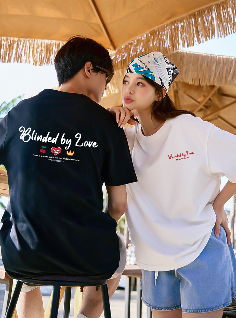 Áo thun cặp nam nữ đôi form rộng vải cotton co giãn thoáng mát ATD1669 Miucho in mix_thumbnail_4