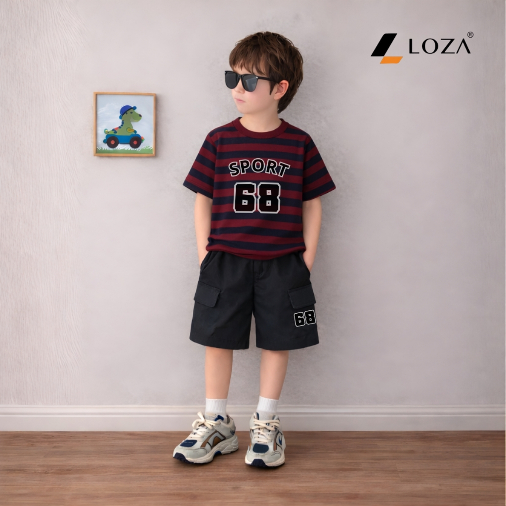 Bộ kẻ cho bé trai hình SPORT 68 - Loza Kids CK623_thumbnail_3