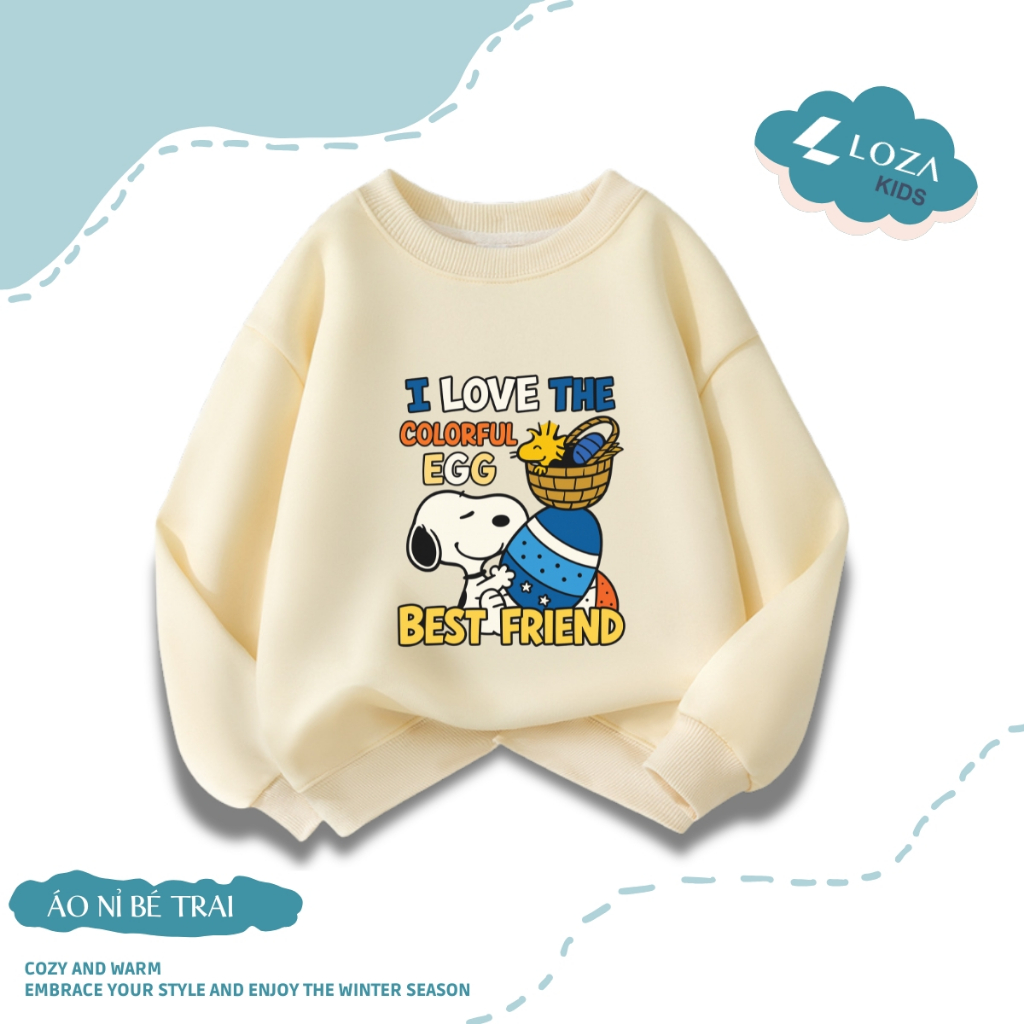 Áo sweater bé trai in hình BST Snoopy nhiều mẫu - Loza Kids IN010_thumbnail_11