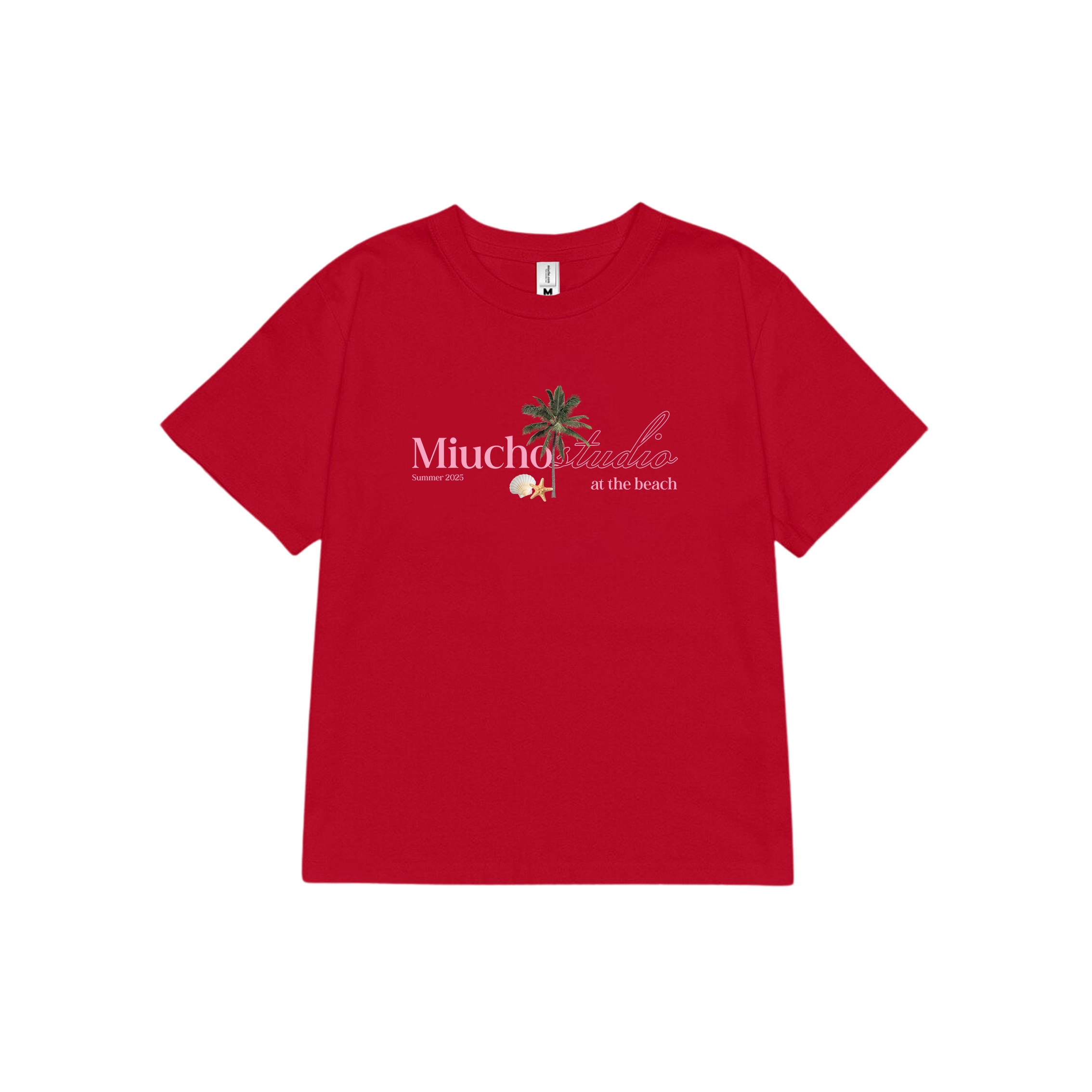 Áo baby tee ôm body hè biển 2158 Miucho cổ tròn vải cotton 4c thoáng mát in mix_thumbnail_0