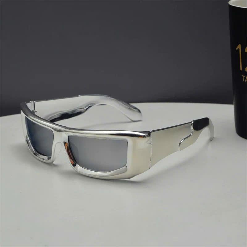 Kính râm mặt nạ bạc