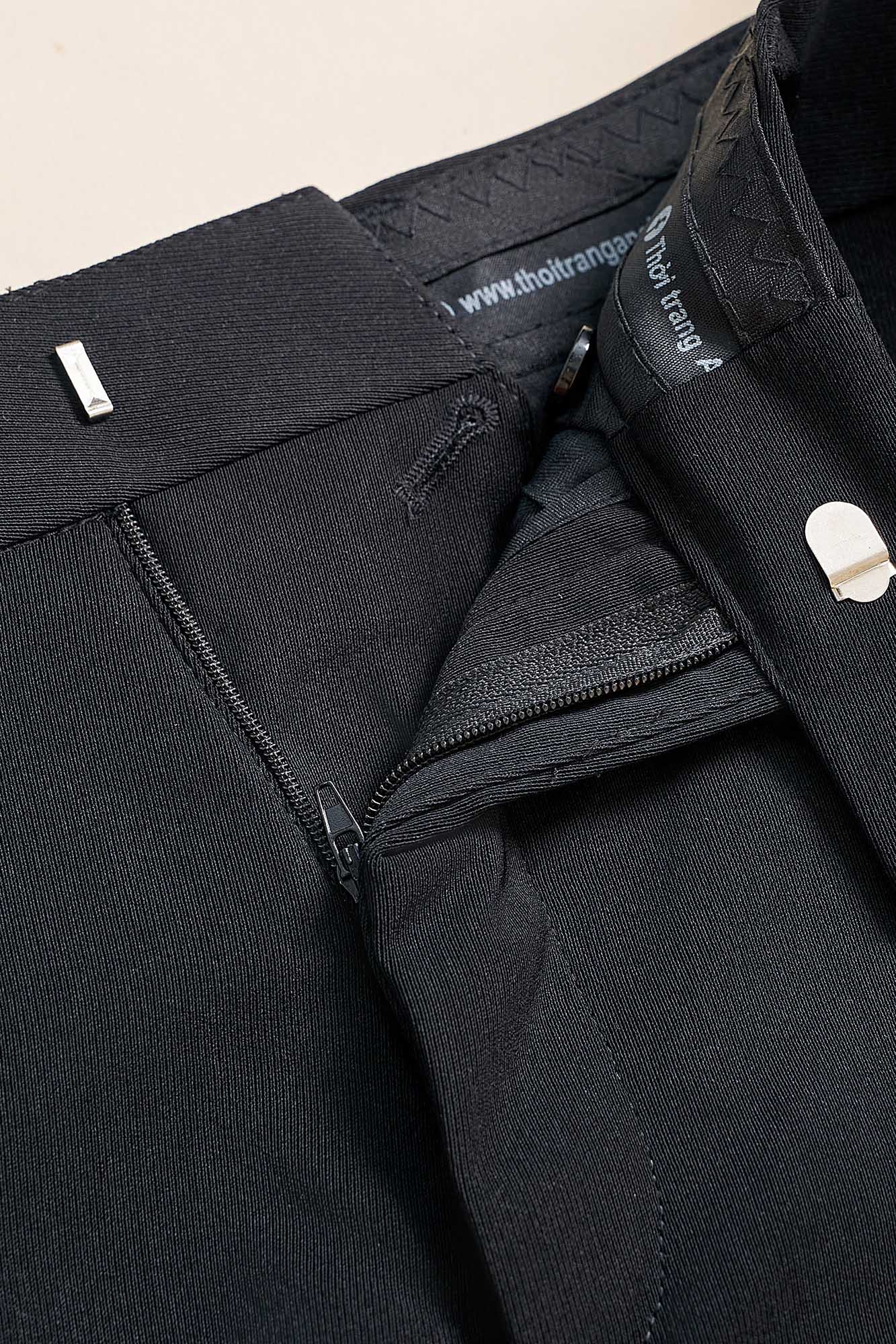 Quần Âu 0 Li Nam Trung Niên ANCHI Chất Liệu Vải Tăm Phom Suông Ống Rộng Màu Ghi Nhạt_thumbnail_35