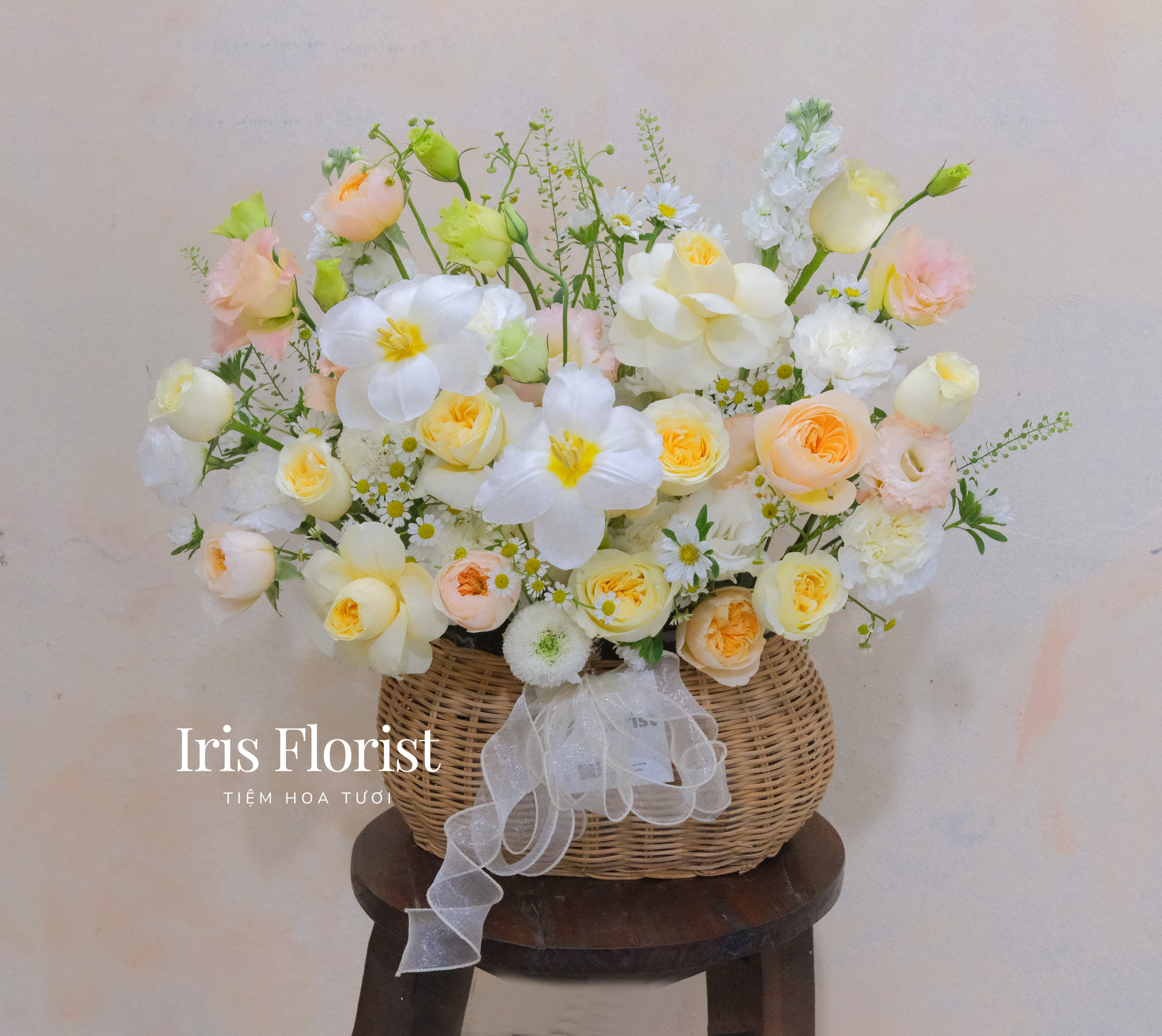 Giỏ hoa Summer's Kiss  - Tone vàng cam_thumbnail_4