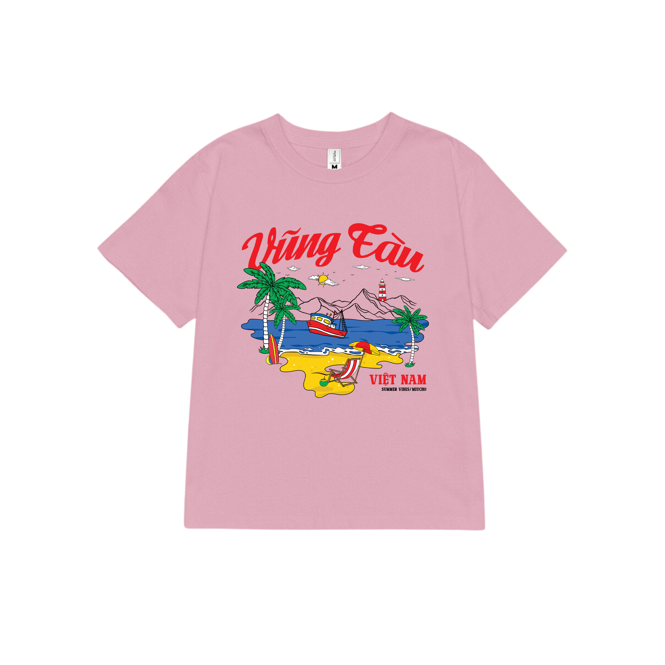 Áo thun baby tee form ôm xinh xắn ABD1271 Miucho tay ngắn cổ tròn in hình Vũng Tàu_thumbnail_8