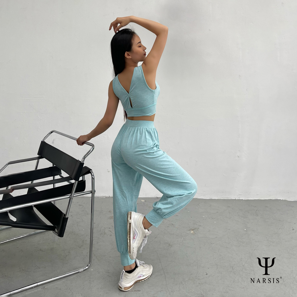 BỘ TẬP NỮ H0012 NARSIS PE NHẸ, THOÁNG KHÍ, THẤM MỒ HÔI, CHẤT LIỆU BỀN, CHỐNG NẮNG