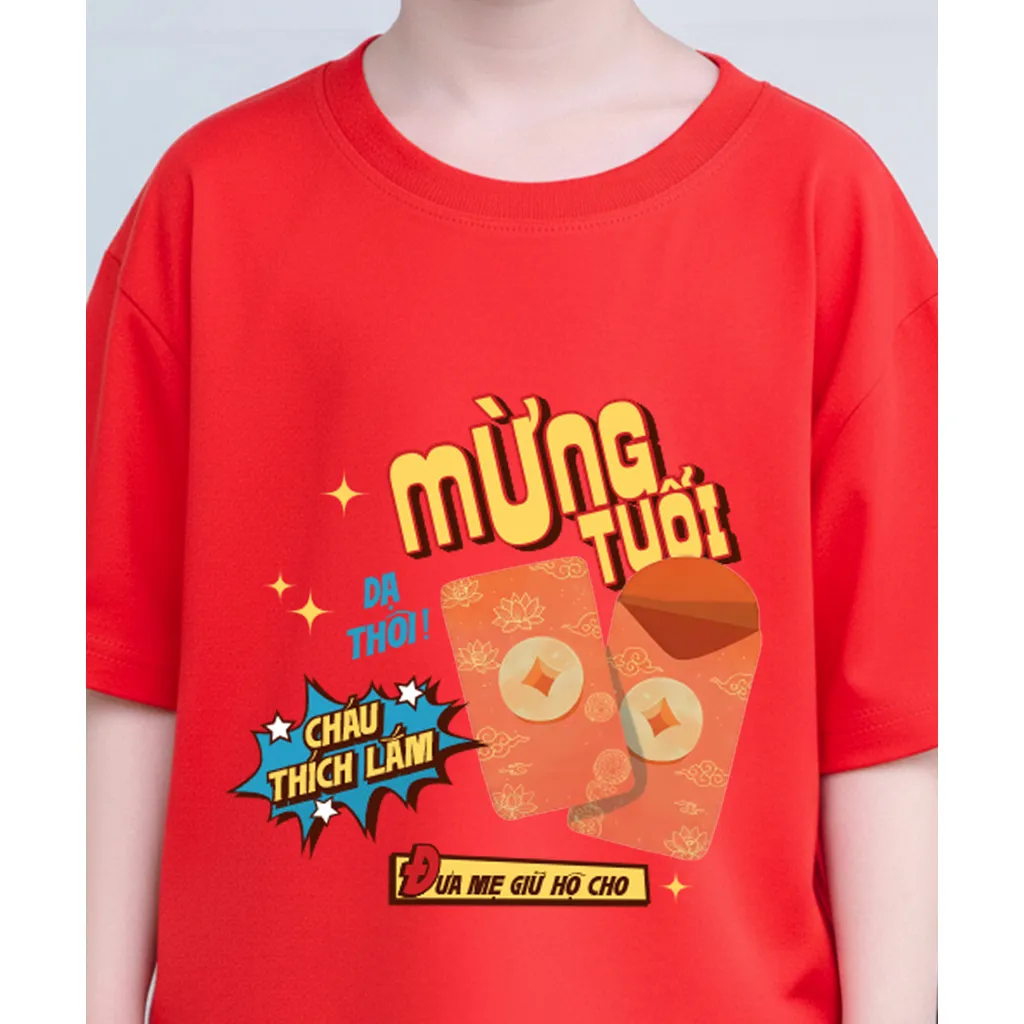 Áo thun kid Kado vải cotton dày dặn thoáng mát nhiều màu Mừng tuổi cho bé in mix 2857_thumbnail_8