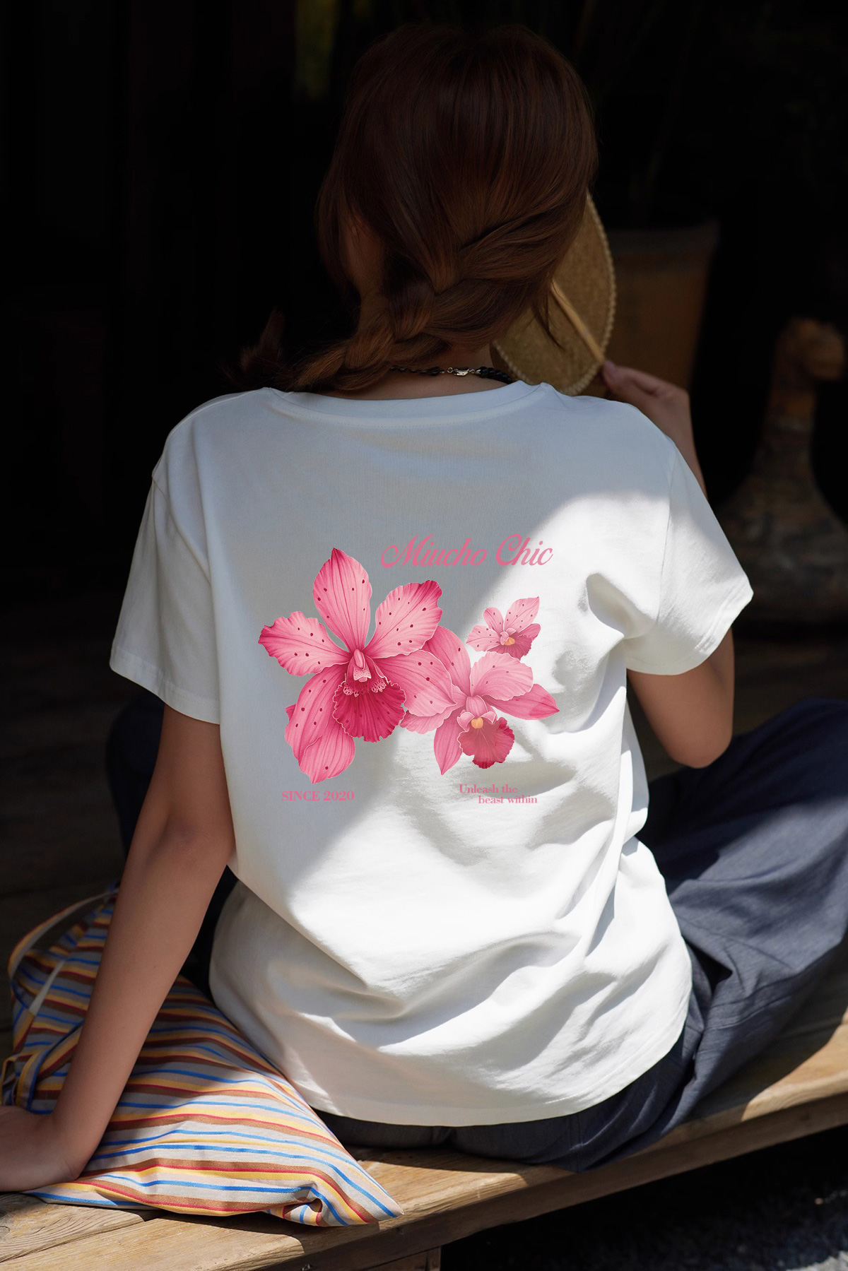 Áo thun nữ form regular ARD2395 Miucho Chic chất vải cotton 4 chiều mềm mại thoáng mát in mix_thumbnail_4