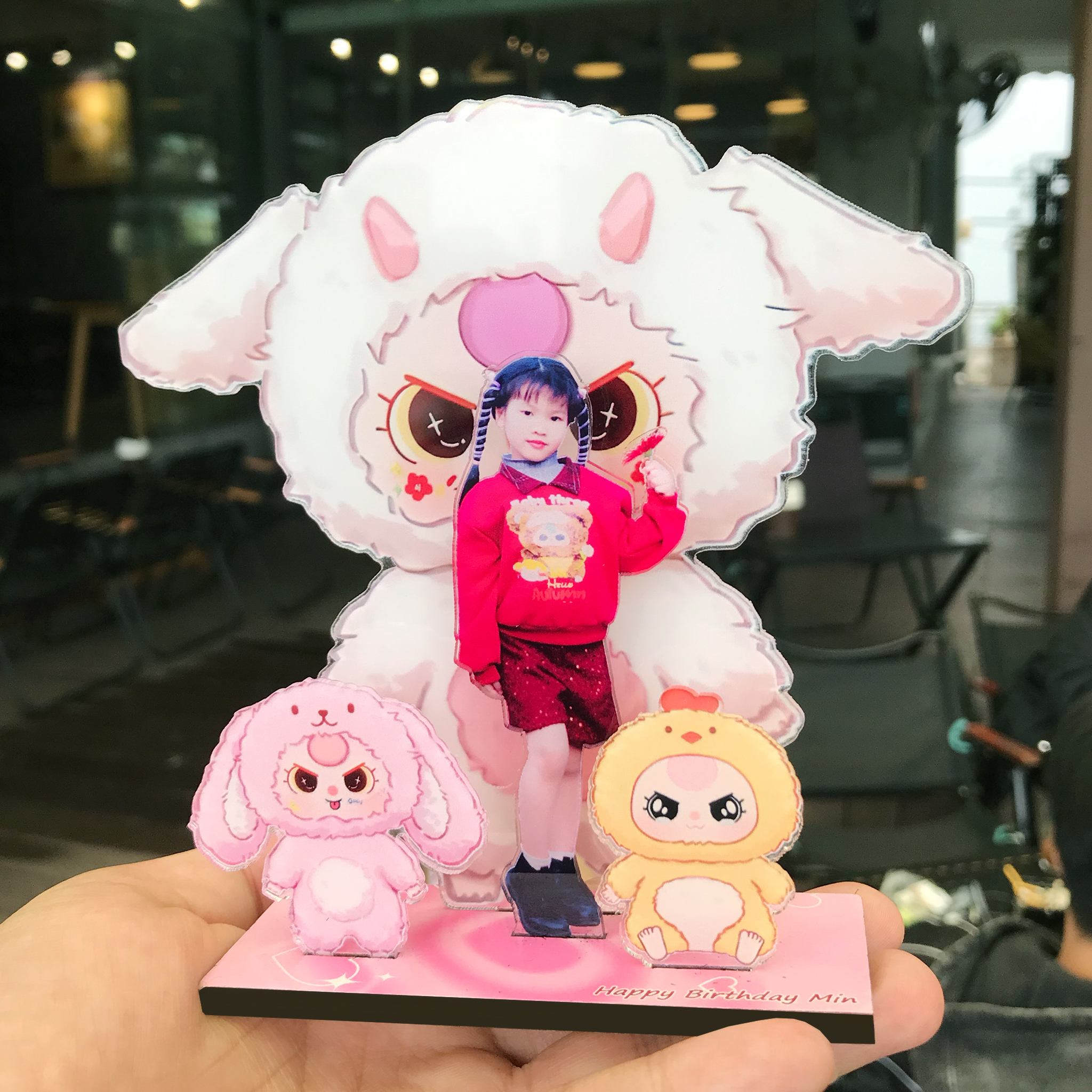 Standee Mica Lắp Ghép 3D - Mô Hình In Theo Yêu Cầu, Decor Sinh Nhật, Quà Tặng Cho Bé - Size tính theo chiều ngang_thumbnail_5