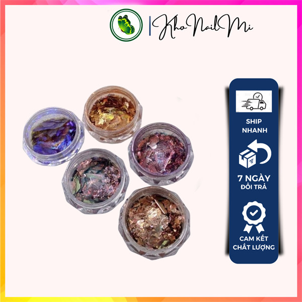 Set Xà cừ - khổng tước - mỏng - 5 hũ