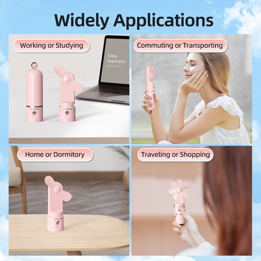 GOOJODOQ Pocket Hand Held Fan FS083 2500maH_thumbnail_4