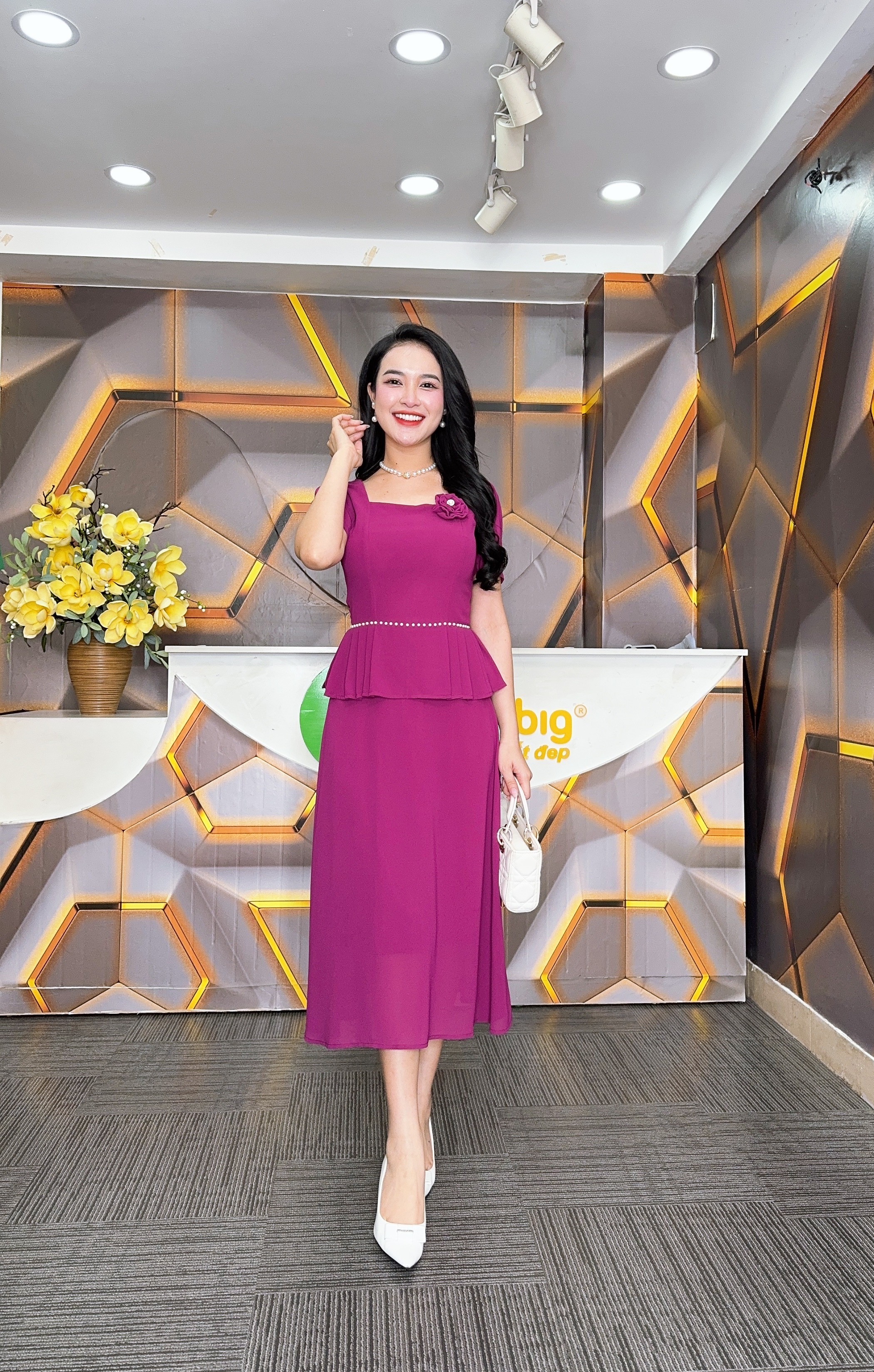 Đầm xòe - Y1791 - Thương hiệu Zonbig_thumbnail_2