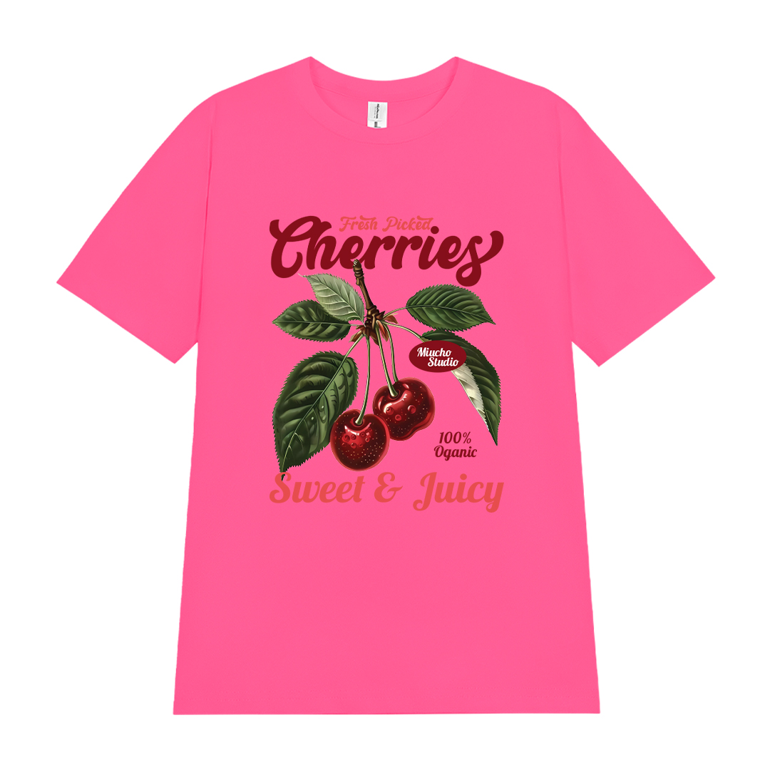Áo thun nữ form vừa 2195 Miucho Chic vải cotton thoáng mát co giãn cổ tròn in mix_thumbnail_0