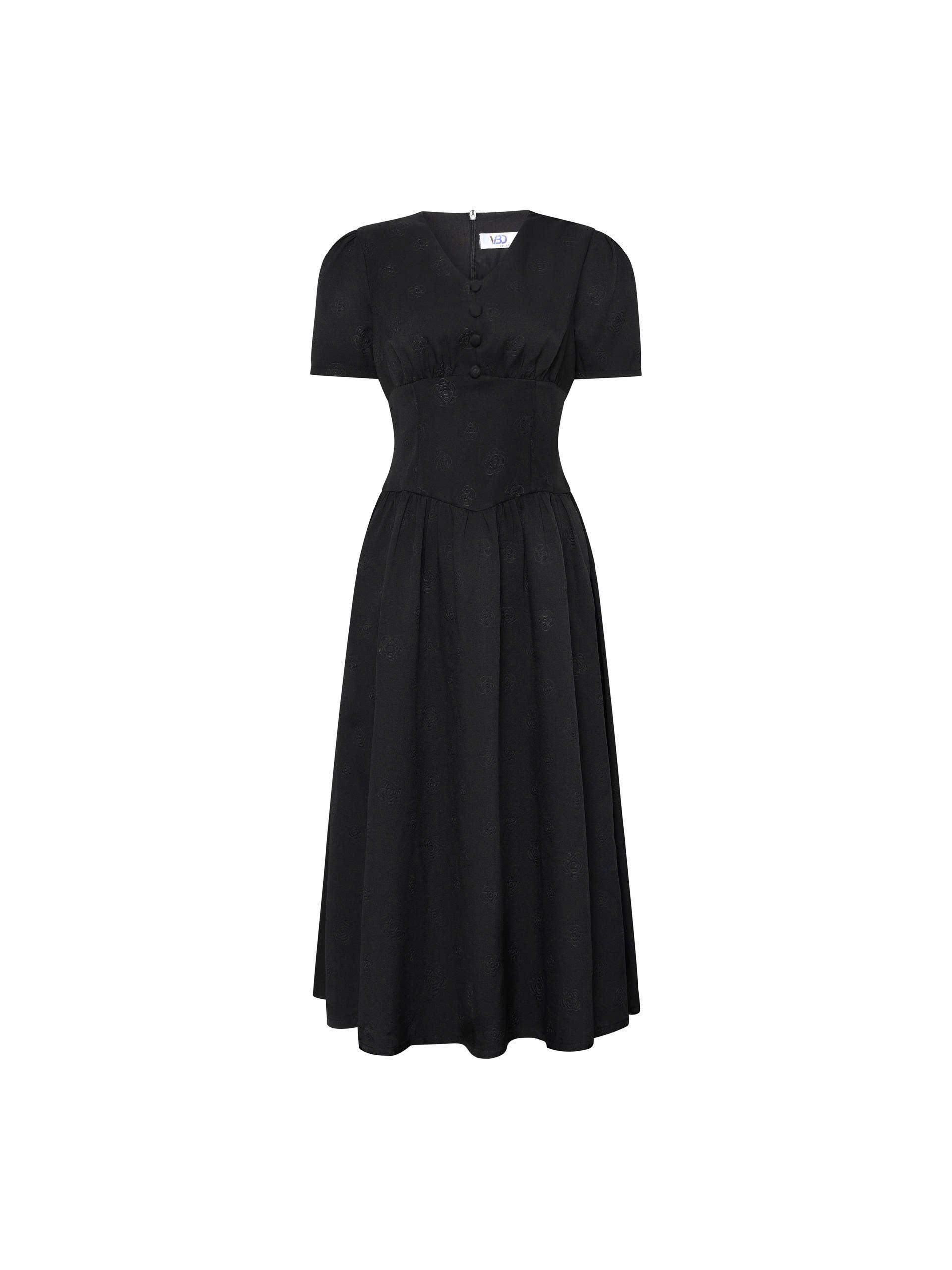 Đầm dáng dài kiểu dập bông bigsize DA175