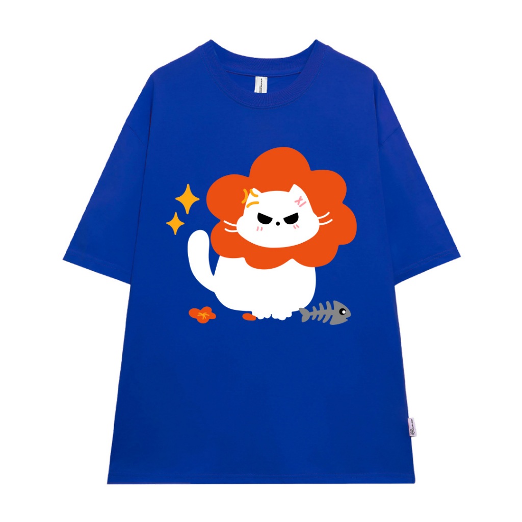 Áo thun couple cặp đôi cực dễ thương form rộng unisex ATD1061 Miucho tay lỡ cổ tròn in artwork_thumbnail_20