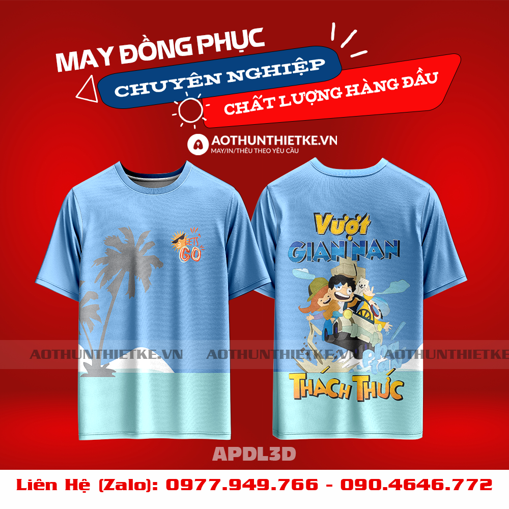 Áo Phông Du Lịch 3D-TK87