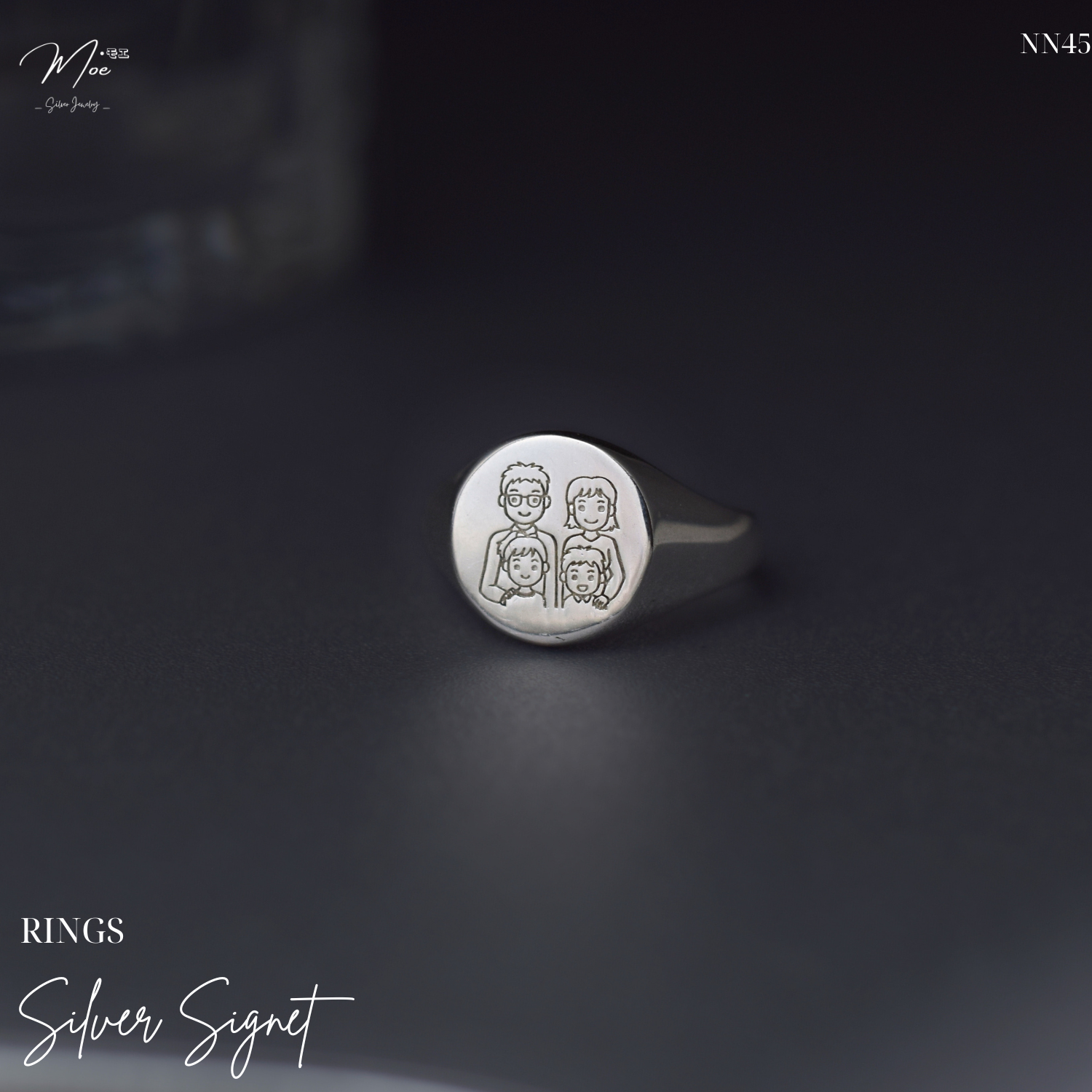 NN45 - Nhẫn nam Silver Signet_thumbnail_12