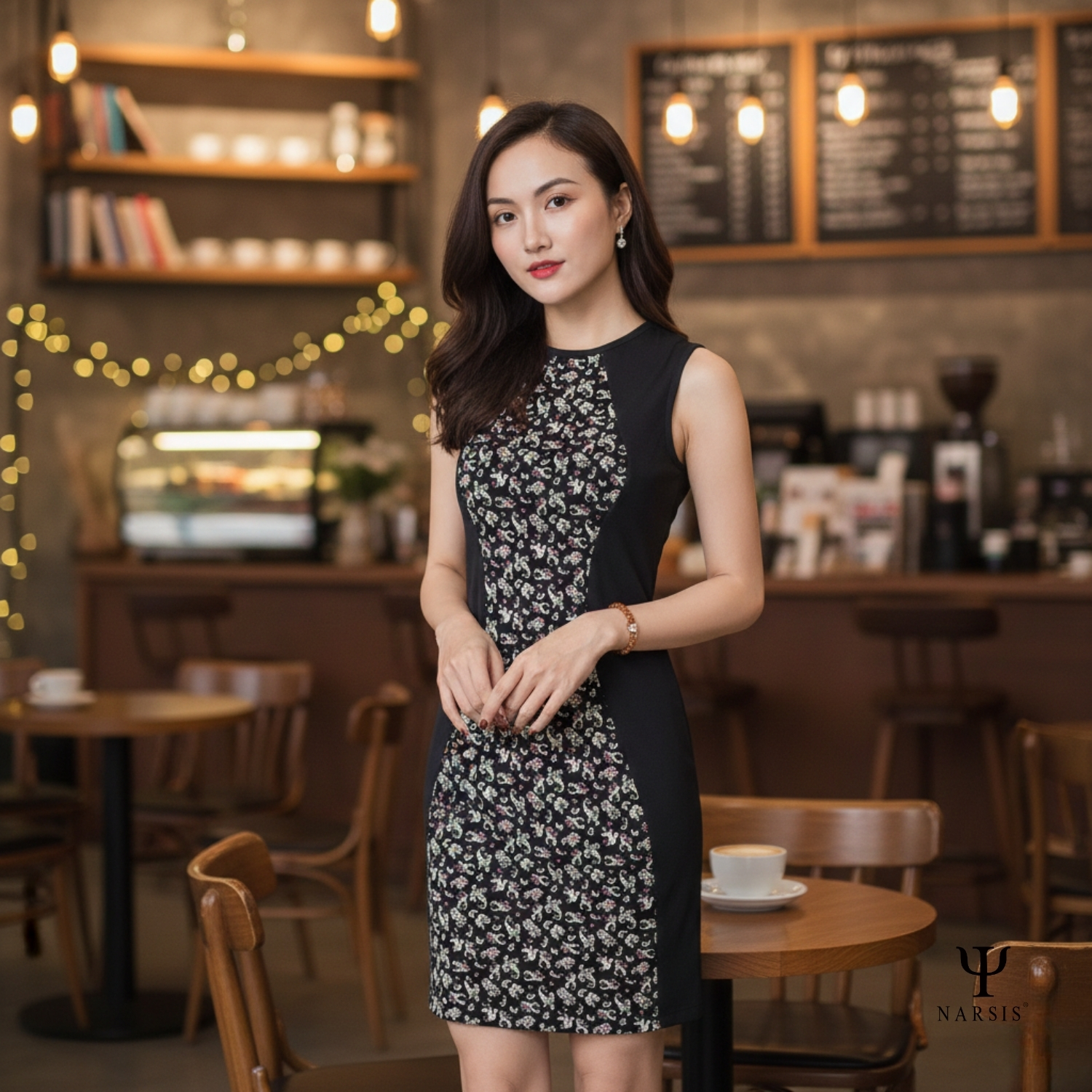 VÁY NỮ NEW1277 NARSIS CHẤT LIỆU THOÁNG MÁT, DỄ CHỊU, THOẢI MÁI CẢ NGÀY, DỄ VẬN ĐỘNG_thumbnail_4