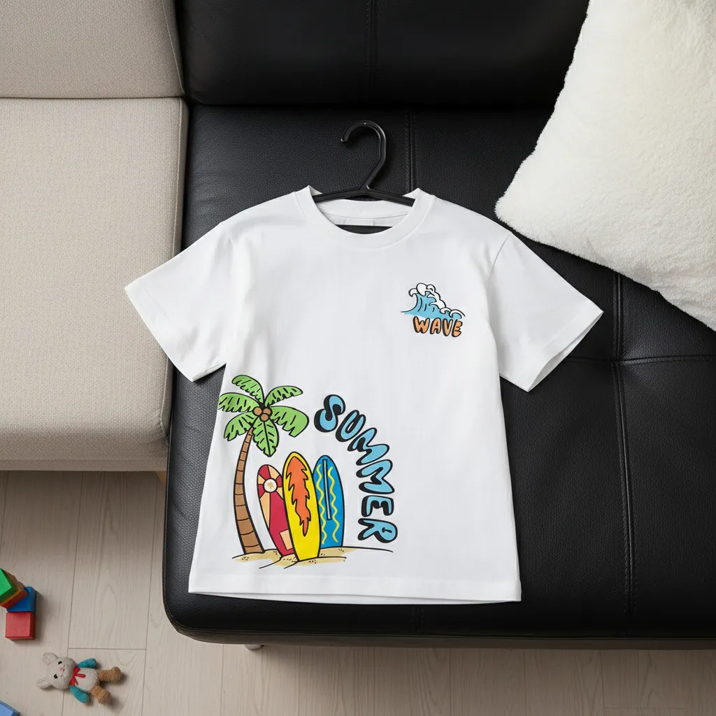 Áo thun bé trai bé gái hoạt hình mùa hè Kado 3432_thumbnail_6