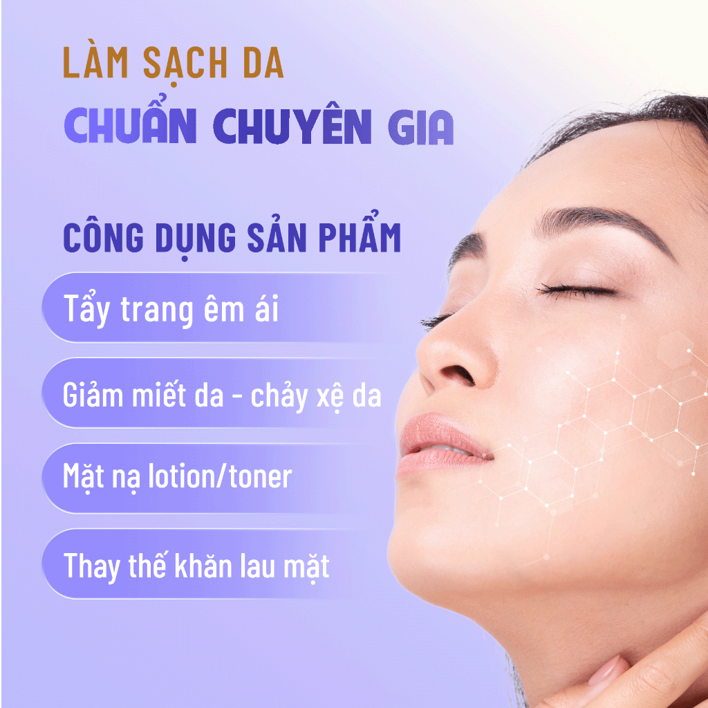 [CALLA] Bông tẩy trang cỡ đại Calla Velvet Soft (tím)_thumbnail_3