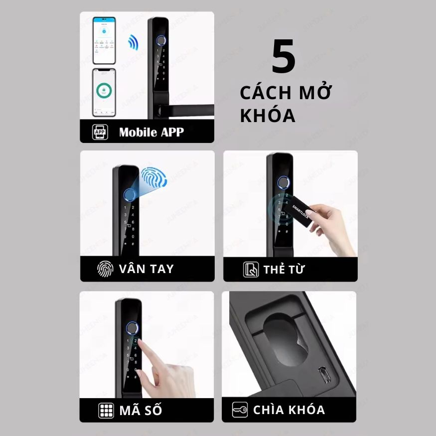 Khóa Thông Minh Kachi MK42 - Chuyên Dụng Cửa Nhôm Xingfa, Cửa Kính | Mở Khóa Qua App Tuya, Vân Tay, Thẻ Từ | Chống Nước IP65_thumbnail_10