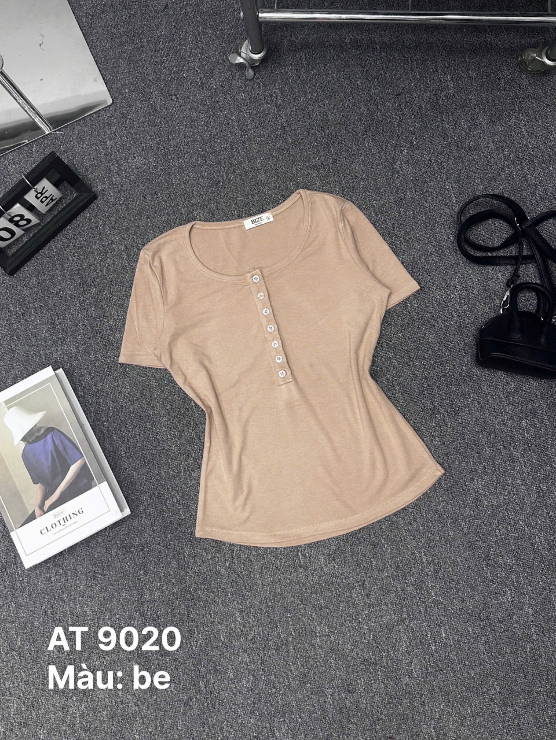 Áo thun tay ngắn phối nút kiểu bigsize AT9020 dành cho nàng béo mập từ 55-90kg_thumbnail_13