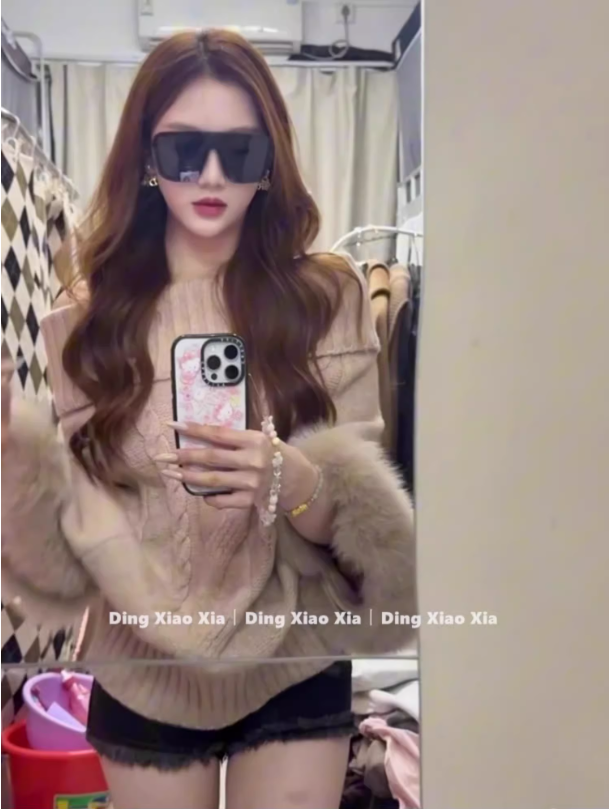 Áo len trễ vai tay lông sang chảnh_thumbnail_3