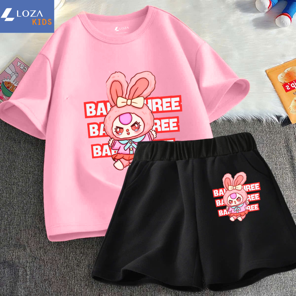 Đồ bộ bé gái in hình Baby Three - Loza SB232_thumbnail_5