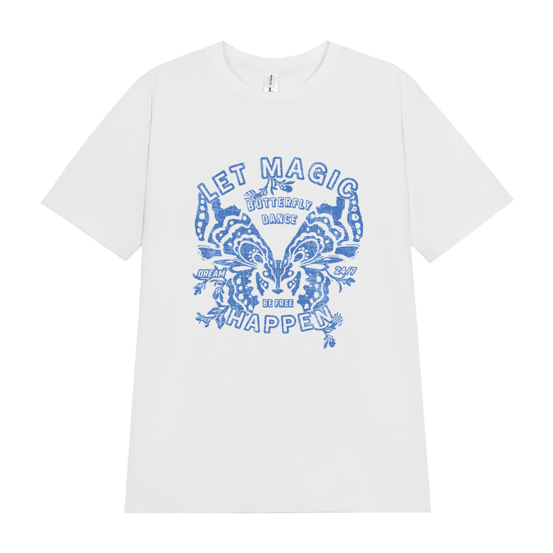 Áo thun nữ form regular ARD2413 Miucho Chic vải cotton thoáng mát phong cách cổ điển in mix_thumbnail_0