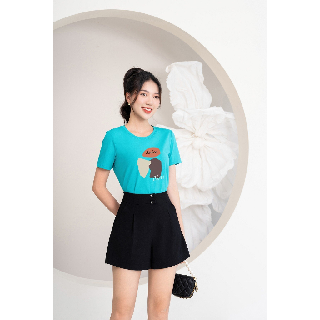 [Form Vừa] Áo phông nữ form vừa in hình chất liệu cotton - Áo thun nữ  chất thun cotton LOZA - VT302224_thumbnail_6