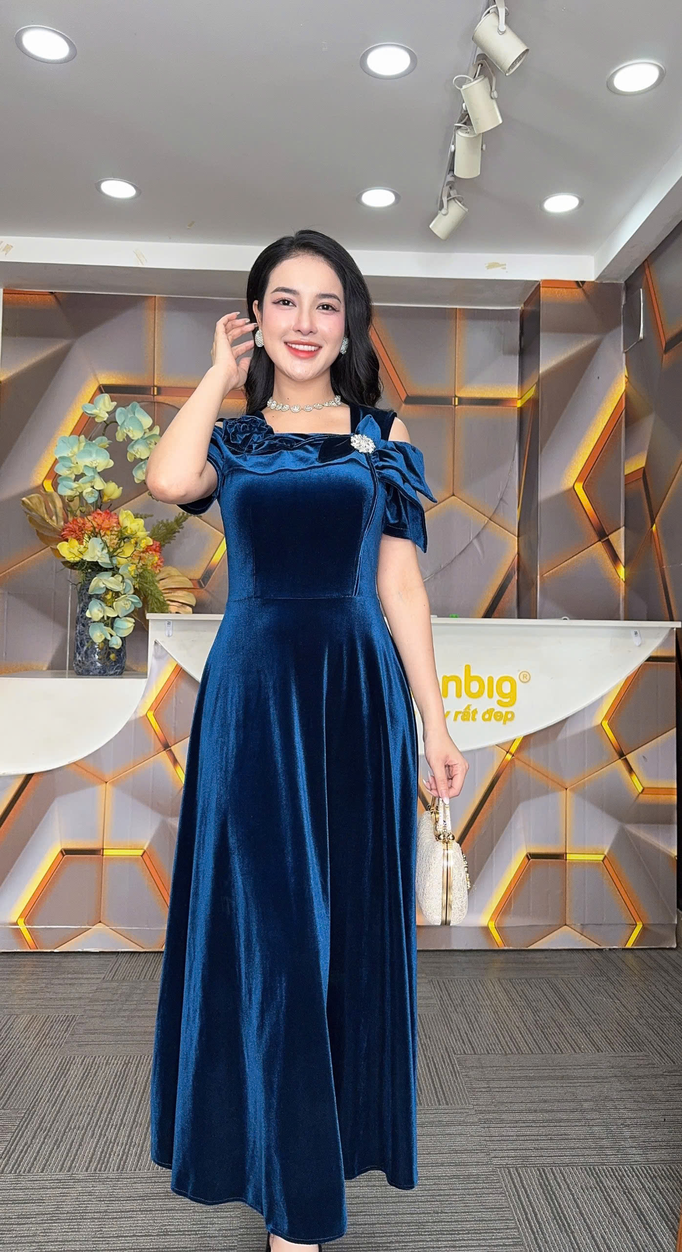 Đầm xòe - Y1888 - Thương hiệu Zonbig_thumbnail_3