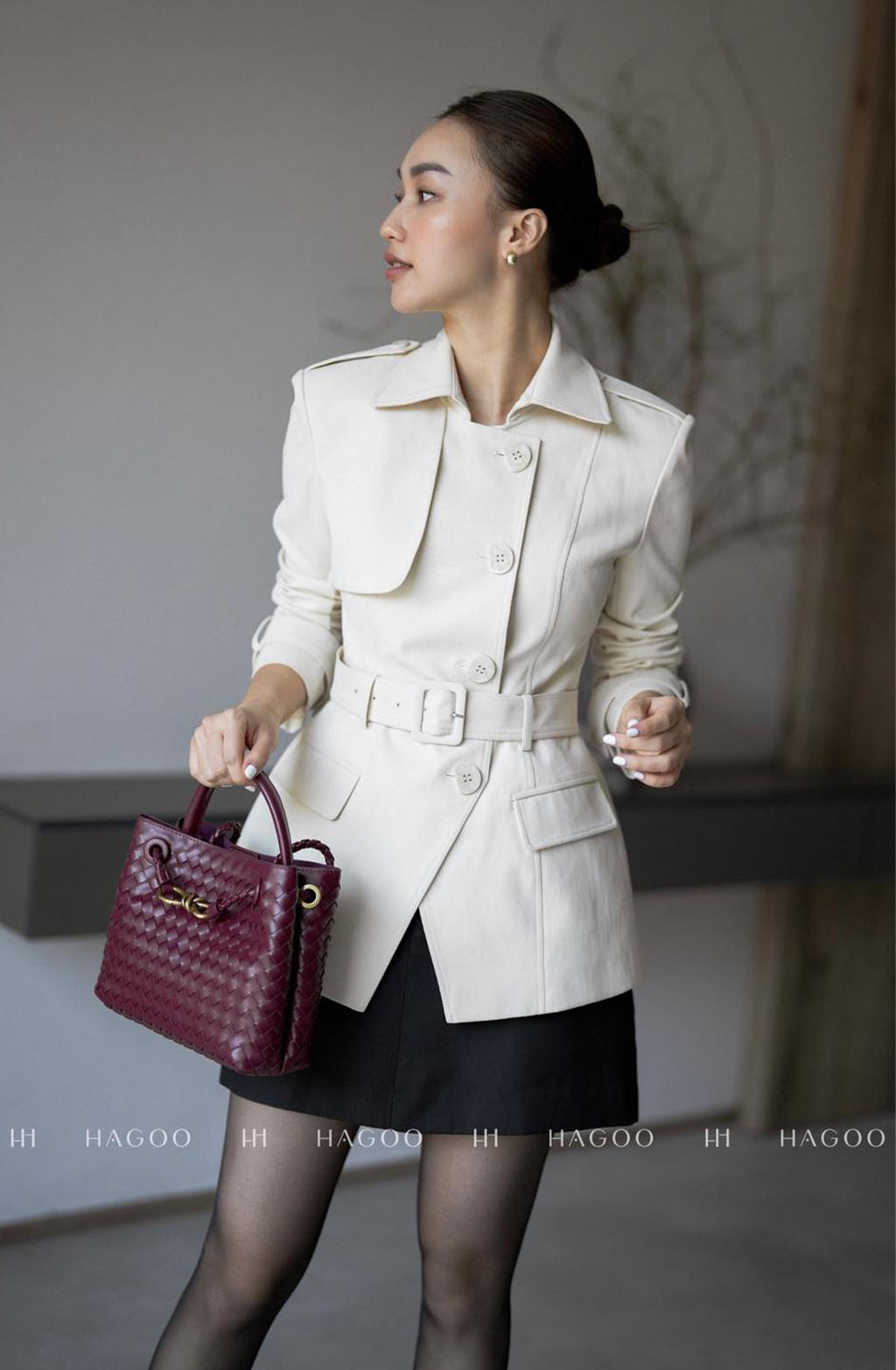 Áo khoác kaki dáng ôm thắt eo_thumbnail_5