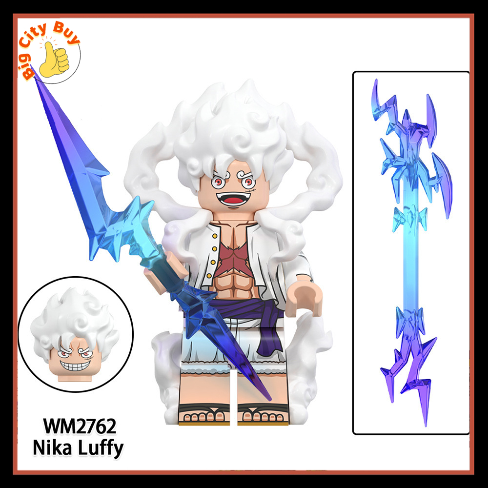 One Piece Đồ chơi Lắp ráp Nhân vật Luffy Zoro Sanji Shank Kaido Mô hình Monkey D Luffy Yamato Rayleigh