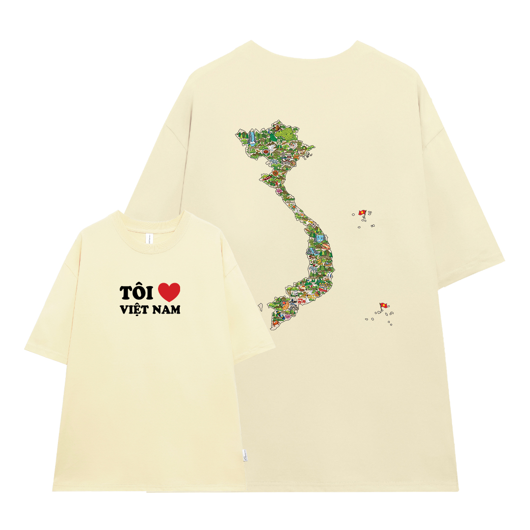 Áo thun local brand Việt Nam tôi yêu Miucho BST cổ tròn vải cotton 4c 220gsm thoáng mát in mix_thumbnail_0