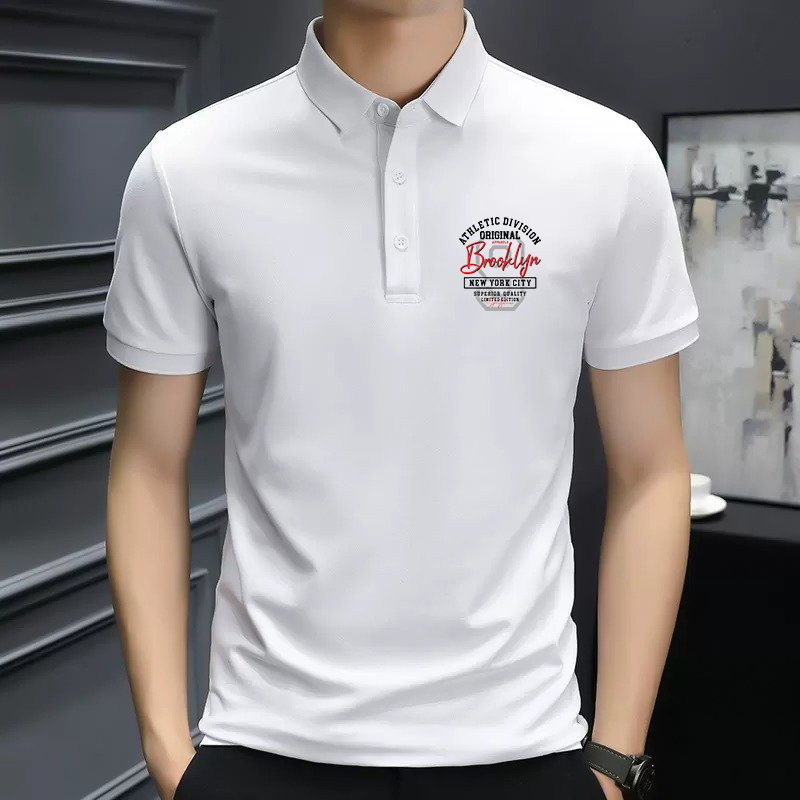 Áo polo nam form vừa vải cá sấu đứng form PLCSD1646 Miucho Iconic in typography_thumbnail_7