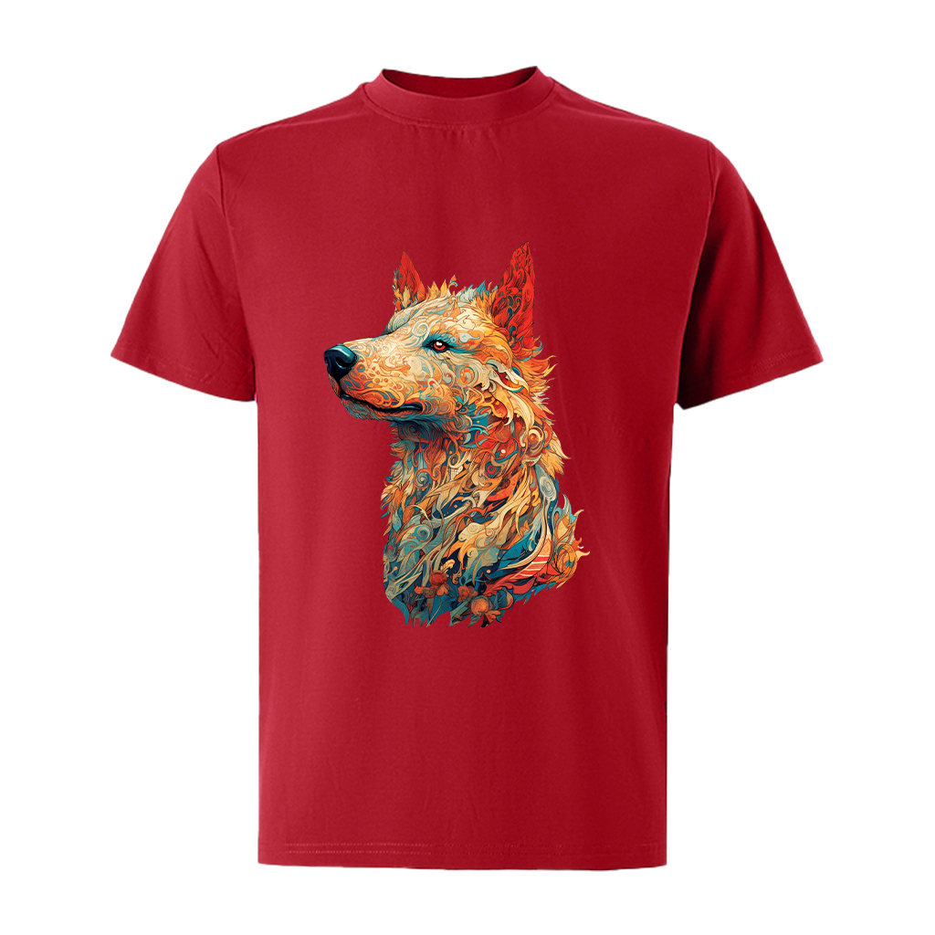 Áo thun nam form rộng 12 con giáp tuổi Tuất ATD487 Miucho Iconic cotton cổ tròn in graphic_thumbnail_17