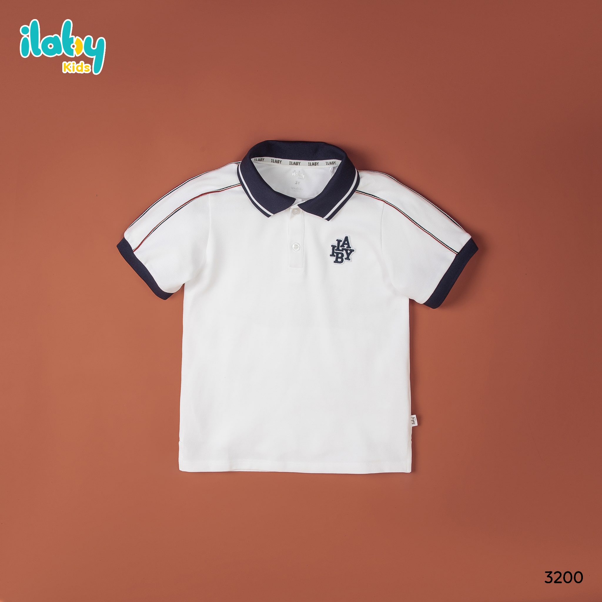 Áo polo phối lé màu hai bên