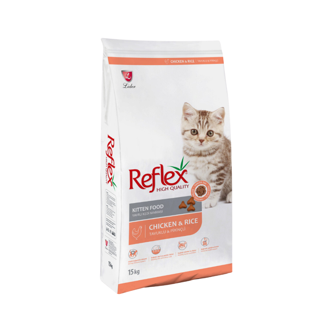 Thức ăn cho mèo Reflex Kitten Food Chicken & Rice (vị thịt gà) 15Kg_thumbnail_0
