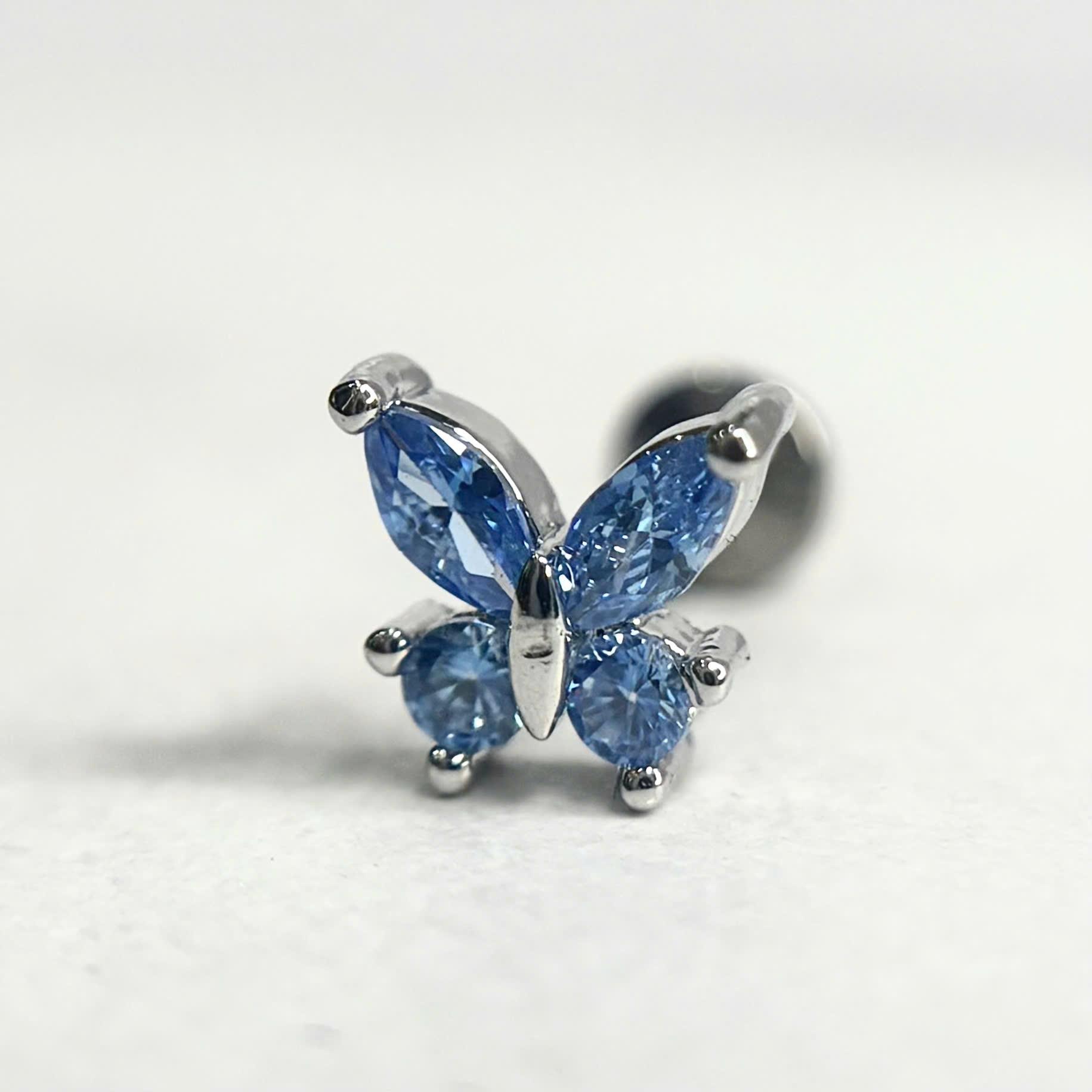 Khuyên kiểu thân tian bướm xanh