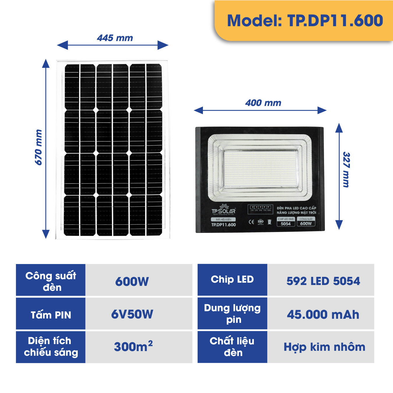 Đèn pha 1 chóa bản nâng cấp led 5054 năng lượng mặt trời TP.DP11_thumbnail_9
