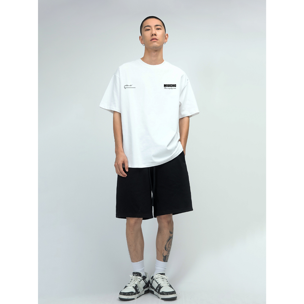 Áo thun nam form rộng ATD270 Miucho Man cotton cổ tròn in typography_thumbnail_7