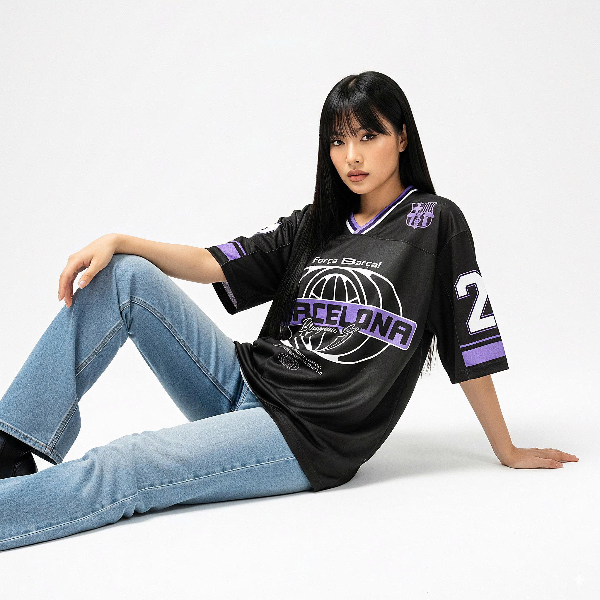 Áo Jersey Strivend CLB Barca đen_thumbnail_2