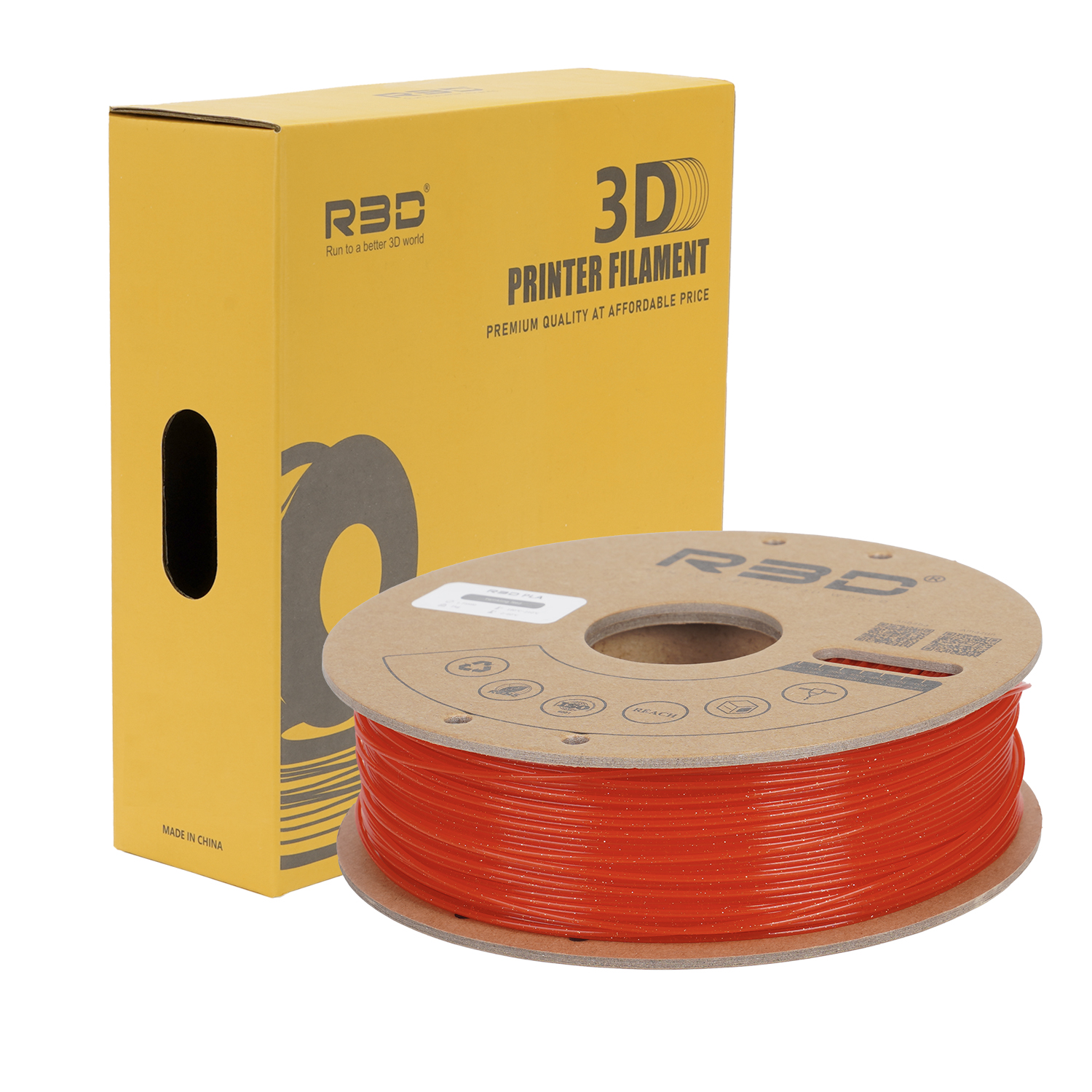 R3D PLA 1kg - TWINKLING RED