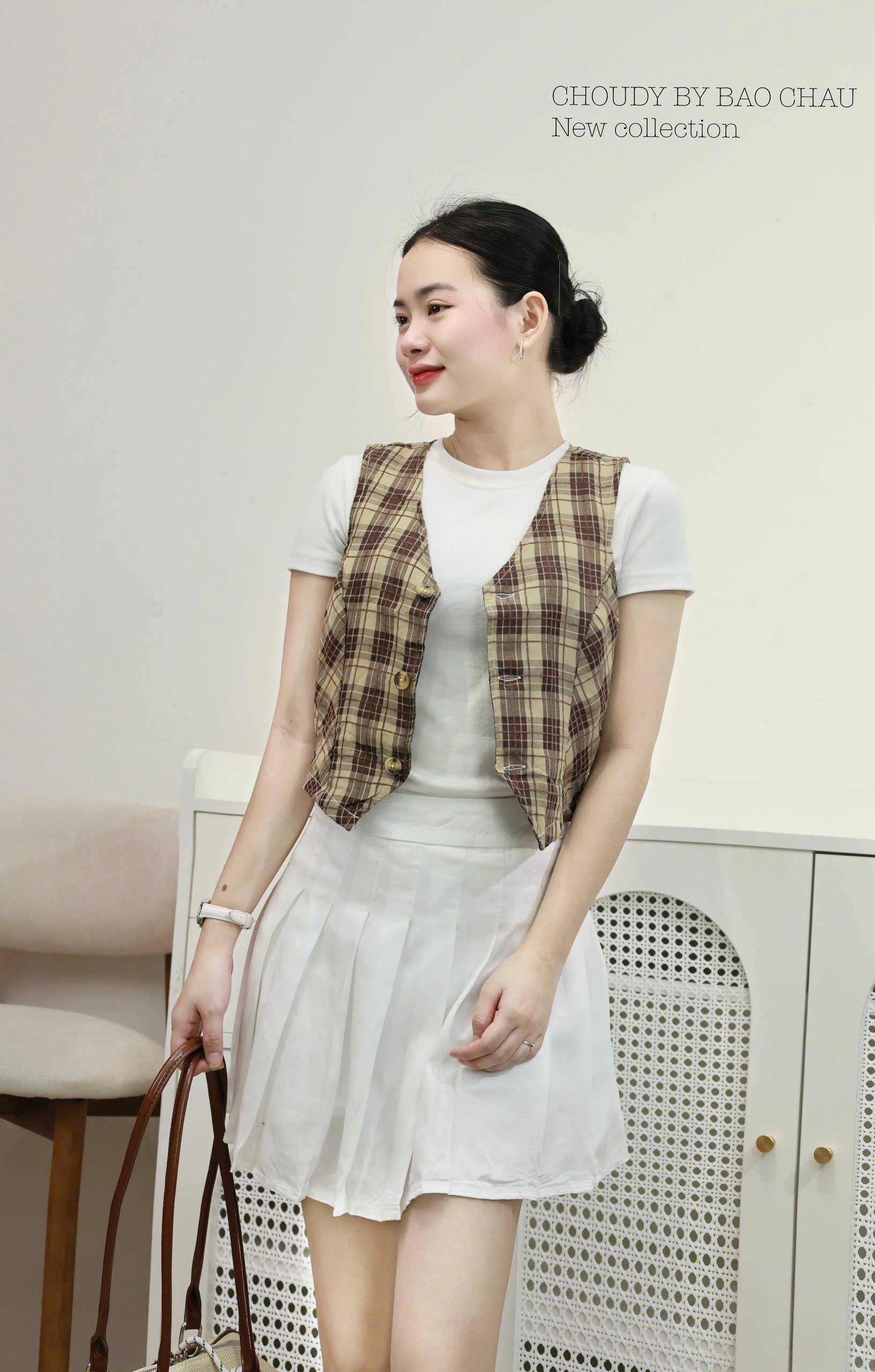 SALE U296 CHÂN VÁY XẾP LY 2 MÀU