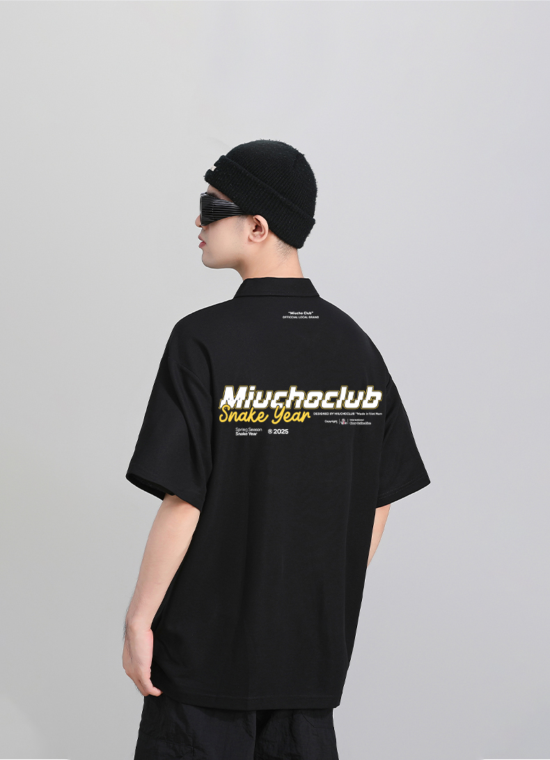 Áo polo nam tết form rộng có cổ vải cotton 4c co giãn thoáng mát 1812 Miucho in mix_thumbnail_4